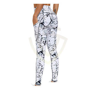 กางเกงโยคะเอวยางยืดไร้รอยต่อ ระบายอากาศได้ดี แฟชั่นล่าสุดสำหรับผู้หญิง สีพื้น ยืดหยุ่นได้ - Product Image 6