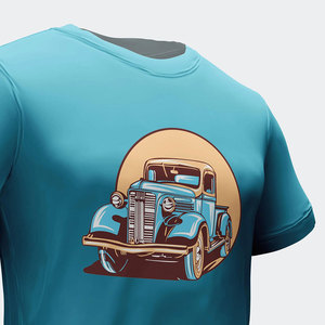 เสื้อยืดแฟชั่นผู้ชายลายกราฟิก DTF ผ้าฝ้ายนุ่มสบาย สวมใส่สบายๆ มีสไตล์ - Product Image 4