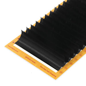 Extensions de cils en vrac effet volume russe, noir mat, en cachemire, à éventail rapide, longue tenue, effet vison, pour un éventail facile et un volume rapide. - Product Image 1