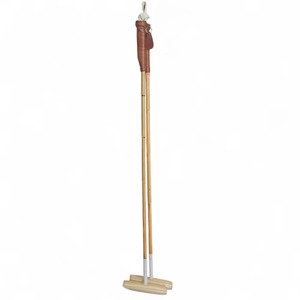 Mallette de polo équestre en bois faite à la main avec manche en canne durable offrant un équilibre léger, une prise confortable et un contrôle stable pour l'équitation - Product Image 2