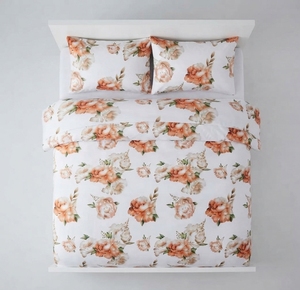 Ensemble de draps en satin T-200, 100% coton, tissé uni, respirant, toutes saisons, style simple, pour usage domestique - Product Image 3
