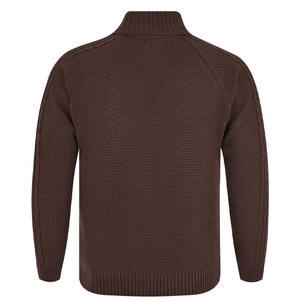 Sweat-shirt jaune pâle à col montant avec devant uni, manches longues, poignets et ourlet côtelés, logo personnalisé pour collections de tenues de boutique - Product Image 6