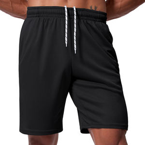 Shorts de sport décontractés personnalisés style High Street 2026, séchage rapide, respirants, en toile, taille élastique, motif uni, prix abordable - Product Image 1