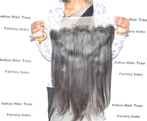 Cuticle Aligned Raw Indian Human <b>Cheap</b> Frontal 13*4 straight loose deep wave Naturally Hair double none processed hair <b>Extension</b> - Product Image 1