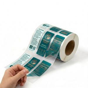 Étiquettes d'emballage en PVC personnalisées en gros, autocollants durables et imperméables pour l'identification des produits et la présentation de la marque - Product Image 2