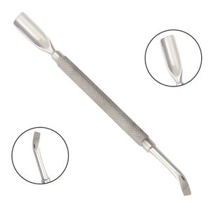 Pousse-cuticules double face en acier inoxydable, outil de préparation pour manucure, qualité supérieure, pour usage en salon, éliminateur de cuticules pour pédicure - Product Image 3