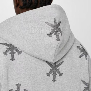 Sudadera con Pedrería para Hombre, Servicio OEM, Corte Ajustado, Gran Venta - Product Image 5