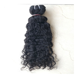 Extensions de cheveux humains bouclés naturels 100% bruts non traités, provenant d'un fabricant et exportateur indien de premier plan. - Product Image 1