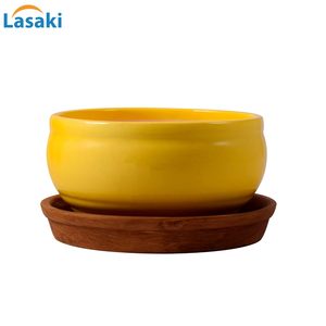 Macetas Modernas Minimalistas de Cerámica Ecológicas para Interiores/Exteriores, Macetas Gigantes para Plantas, para Uso en el Hogar, Jardín, Vivero y Suelo - Product Image 3