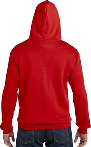 Supplying Bulk Streetwear Fashion Buyers Long Sleeve <b>Red</b> Hood <b>Sweatshirt</b> - Product Image 3