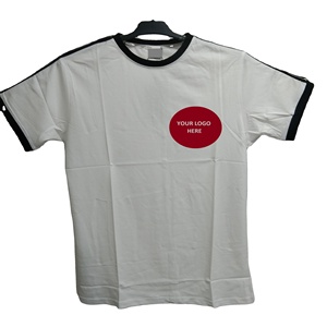 Camiseta de talla grande para hombre con estampado de logotipo personalizado OEM, Camiseta con cuello redondo para mujer con hombros caídos - Product Image 1