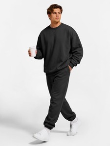 Unisex Casual Sweatsuit 2 Piece <b>Matching</b> <b>Set</b> Premium Crewneck Sweatshirt <b>Jogger</b> Pants Relaxed Everyday Comfort Wear - Product Image 5