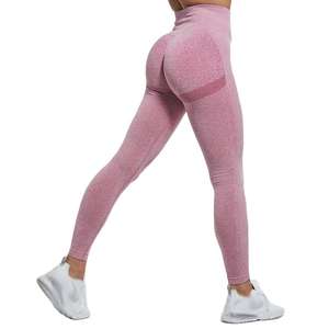 Leggings Deportivos de Cintura Alta con Efecto Push-Up, Spandex/Nylon, Elásticos en 4 Direcciones, para Entrenamiento, Jogging, Casual, Fitness para Mujer - Product Image 4