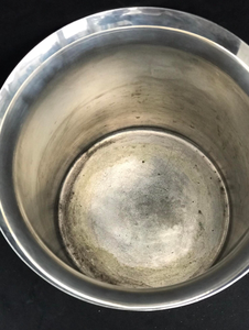 Cubo para Hielo de Acero Inoxidable Martillado de Doble Pared con Enfriador de Caña, Diseño Moderno y Lujoso para Fiestas en Interiores y Uso en Bares - Product Image 6