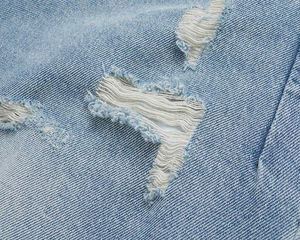 Shorts en jean personnalisés pour hommes, 100 % coton, pour fitness, course, entraînement, sport, été, légers, décontractés, streetwear, vente en gros - Product Image 4