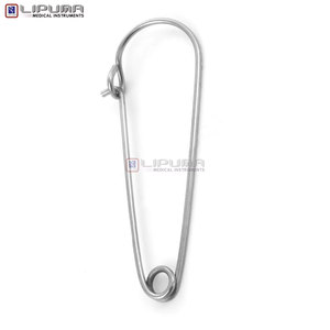 Instruments chirurgicaux réutilisables de haute qualité, autoclavables, manuels, en acier inoxydable MOL, clip de sécurité BUNT pour stérilisation, 12 cm - Product Image 6