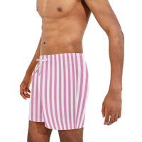 Shorts de bain de luxe pour hommes de haute qualité, à séchage rapide, style classique à carreaux, style Old Money, shorts de plage rayés