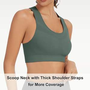 Sujetador Deportivo de Compresión Personalizado para Mujer, Ropa Deportiva para Gimnasio, Running y Yoga, Tela Spandex de Alta Calidad, Anti-Exposición, Ajustado y Cómodo - Product Image 4