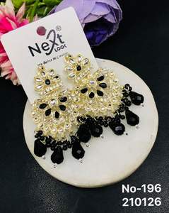 Boucles d'oreilles pendantes géométriques exclusives et tendance en alliage léger, style ethnique, bijoux de mode pour femmes, pour soirées, OEM ODM - Product Image 4