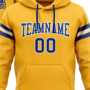 Sweat-shirts d'équipe sportive personnalisés par sublimation, sweat-shirt personnalisé avec le nom du club, sweat-shirt d'entraînement en polaire 100% polyester, fabricant OEM ODM - Product Image 2