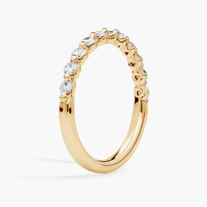 Lab Grown Diamond Floating Engagement Wedding <b>Ring</b> 14K Rose Gold Half Carat Brilliant Cut Band IGI Certified Rhodium Plated - Product Image 6