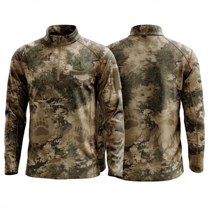 Veste de chasse à manches longues pour homme Stalwart, impression par sublimation, softshell respirant, imperméable, coupe-vent, polyester/coton - Product Image 5