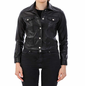 Veste en cuir pour femme automne-hiver, meilleure qualité, veste en cuir pour femme la plus vendue, prix bas, veste en cuir véritable pour femme - Product Image 3