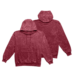 Sudadera con Capucha para Hombre, Manga Larga, Lavado Ácido, Estilo Vintage, Cómoda, para Actividades Casuales al Aire Libre - Product Image 1