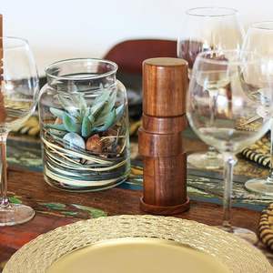 Plato de Presentación Color Oro Rosa Mate, Vajilla Decorativa de Lujo para Banquetes, Fiestas y Eventos - Product Image 5