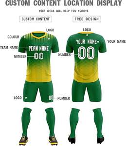 Uniforme de Fútbol de Último Diseño 100% Poliéster, Nuevo Estilo, Uniforme Profesional para Adultos, Calidad Premium, Color Personalizado, Secado Rápido - Product Image 4