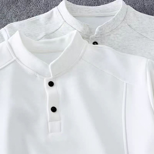 Custom High Stretch No Pilling Wrinkling Cotton Bamboo Solid Short Sleeve Casual Comfortable Slim Fit Men Golf for <b>Shirt</b> Daily - Product Image 1