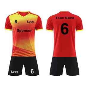 Conjunto de Uniforme de Fútbol Personalizado 2026, Calidad Tailandesa, Sublimado, 100% Poliéster, al por Mayor - Product Image 4