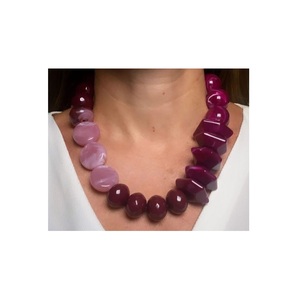 Collar Minimalista APEX ALIGN de Resina, Colgante de Epoxi Hecho a Mano, Joyería Moderna y Elegante para Mujer, Regalo - Product Image 1