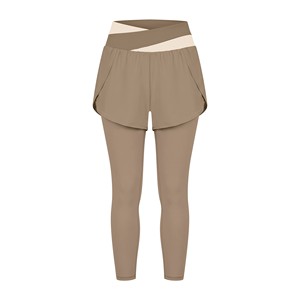 Custom Private Label <b>Womens</b> 2 1 <b>Shorts</b> Built-in <b>Leggings</b> for High Waist Four-Way Stretch Quick Dry Fitness Running - Product Image 3