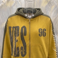 Sweat-shirt à capuche zippé SnowGrace, manches raglan, imprimé lettres, streetwear homme, vêtements d'automne