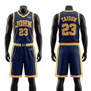 Conjunto de Uniforme de Baloncesto para Hombre, 170 GSM, Malla de Poliéster Premium, Base Gris, Paneles en Contraste Verde Azulado, Nombre y Número Personalizados Sublimados - Product Image 2