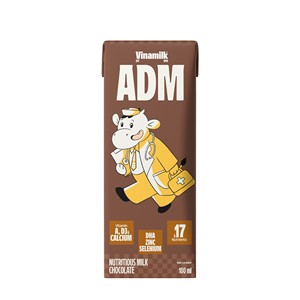 Vinamilk ADM-Lait Nutritionnel-Chocolat-Haute Qualité-Vente en Gros-180ml X 48 Boîtes/carton - Product Image 1