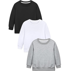 เสื้อสเวตเชิ้ตคอกลมทรงทันสมัยและพอดีตัว สีพื้น สำหรับผู้ชาย ทรงปกติ ผ้าถัก ส่งออกจากบังกลาเทศ - Product Image 3