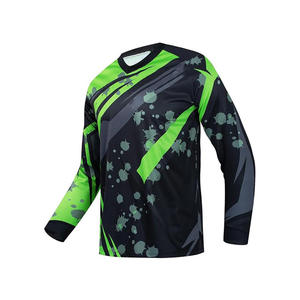Nuevas Camisetas de Motocross Personalizadas Transpirables de Poliéster/Nailon Unisex Talla Grande con Logotipo de Color Personalizado para Uso en Carretera, Motocross y Descenso - Product Image 5
