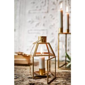 Lanterne de terrarium, porte-bougie chauffe-plat de qualité supérieure à prix abordable, lanterne géométrique noire en verre antique pour table de mariage - Product Image 1