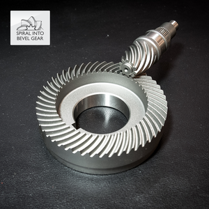 Engrenage conique en spirale de direction droite personnalisé de haute précision pour la transmission de boîte de vitesses - Product Image 3