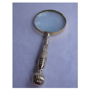 Antique-Style Brass Magnifying Glass Unique Rope Handle with Knotted <b>End</b> Magnifying Glass for <b>Books</b> Document Reader Decor - Product Image 6
