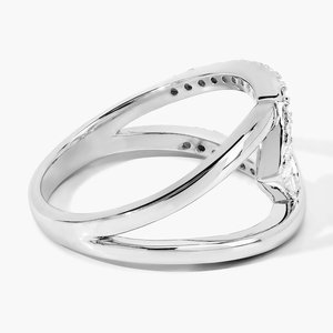 Anillo de Plata de Ley 925 Chapado en Oro con Diamante Cultivado en Laboratorio con Certificación IGI, Corte Brillante de 0.4CT, Color VS1 FG, Anillo de Lujo para Novia - Product Image 4
