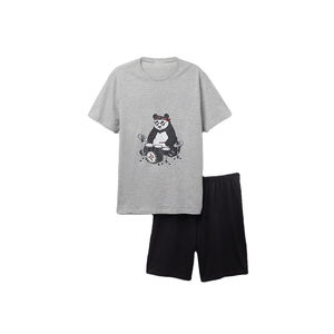 Fashionable Casual <b>Men</b> Two Piece Set Solid Breathable Cotton <b>Short</b> Sleeve Tee Matching <b>Shorts</b> for Leisure <b>Lounge</b> or Fitness - Product Image 4