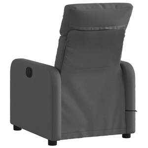 Fauteuil de massage inclinable gris foncé - Product Image 4