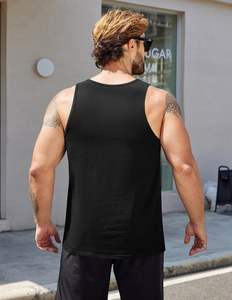 Débardeur Performance pour Homme – Respirant, en Polyester Doux au Toucher, Léger, Fluide, Extensible, Confort Quotidien, Texture Lisse et Moderne - Product Image 4