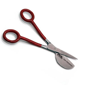 Ciseaux professionnels pour appliques Needle Works, en acier inoxydable, finition polie, type bec de canard, pour broderie - Product Image 1