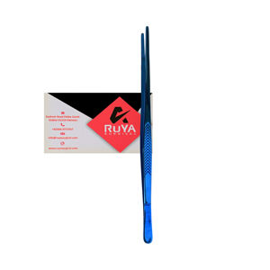 Kitchen Stainless Steel Customized Color Precision Chef Plating Cooking Straight Tweezers 30 Cm <b>BBQ</b> Grill Heat Resistant - Product Image 4