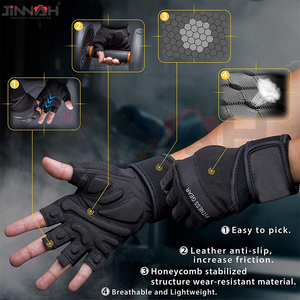 ถุงมือยกน้ำหนักแบบหนาพิเศษสำหรับออกกำลังกาย ระบายอากาศได้ดี น้ำหนักเบา ปรับขนาดได้ เหมาะสำหรับเล่นกีฬาและออกกำลังกาย - Product Image 2