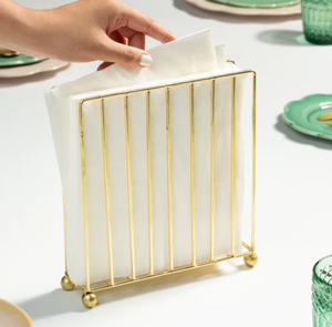 Organisateur de serviettes moderne en métal fait main, écologique, imperméable et durable, pour la cuisine et la table, style ferme, décoratif - Product Image 5